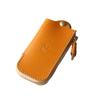 Key Case Smart Key Case Genuine Leather Tochigi Leather Smart Key Key Chain Leather Zipper Brand Made In Japan Camel Men's Women's