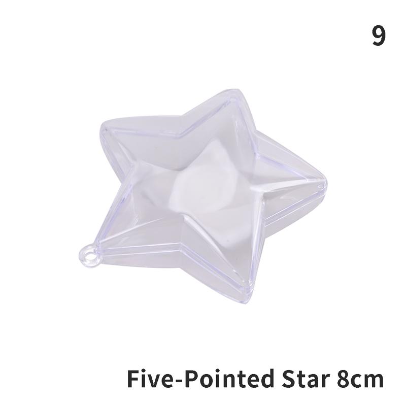 Прозрачный пластиковый шар. Прозрачные пластиковые шары для рукоделия, безделушки для рождественского декора.