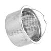 2PCS 7.6*6.6*4cm Deep Cup Basket Strainer 304 Stainless Steel Food Residue Collector  For Kitchen