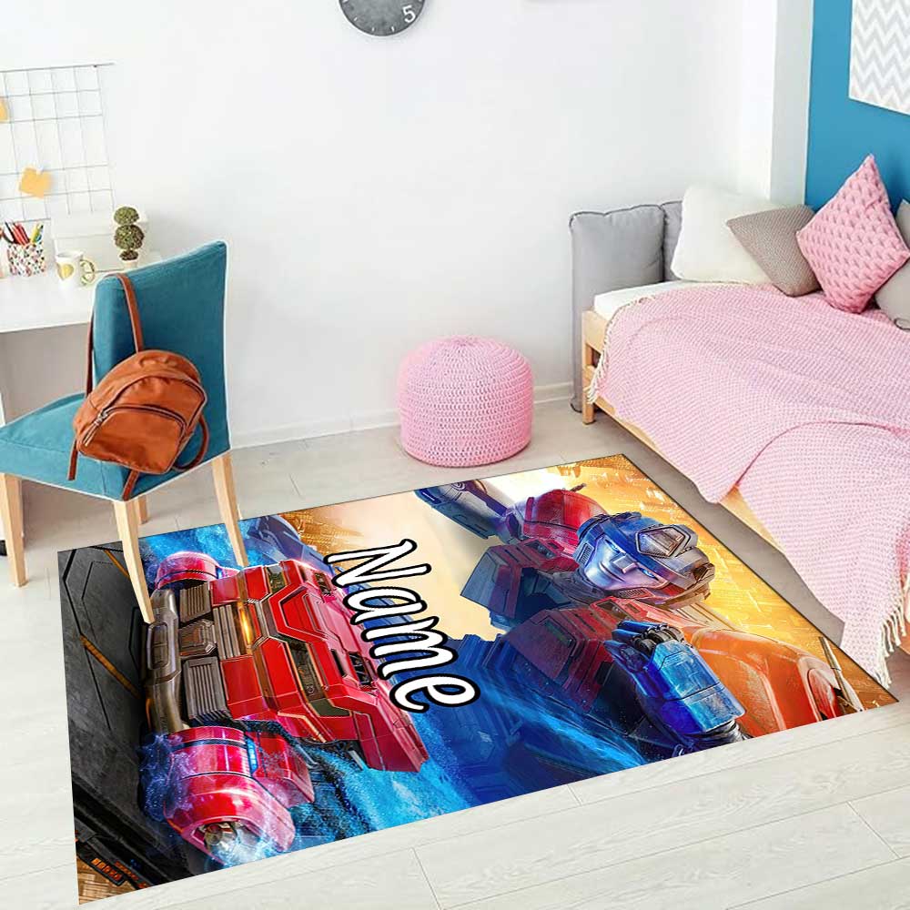 Love Transformers (16) Customize your name rug, office chair cushion, home bedroom living room gift.