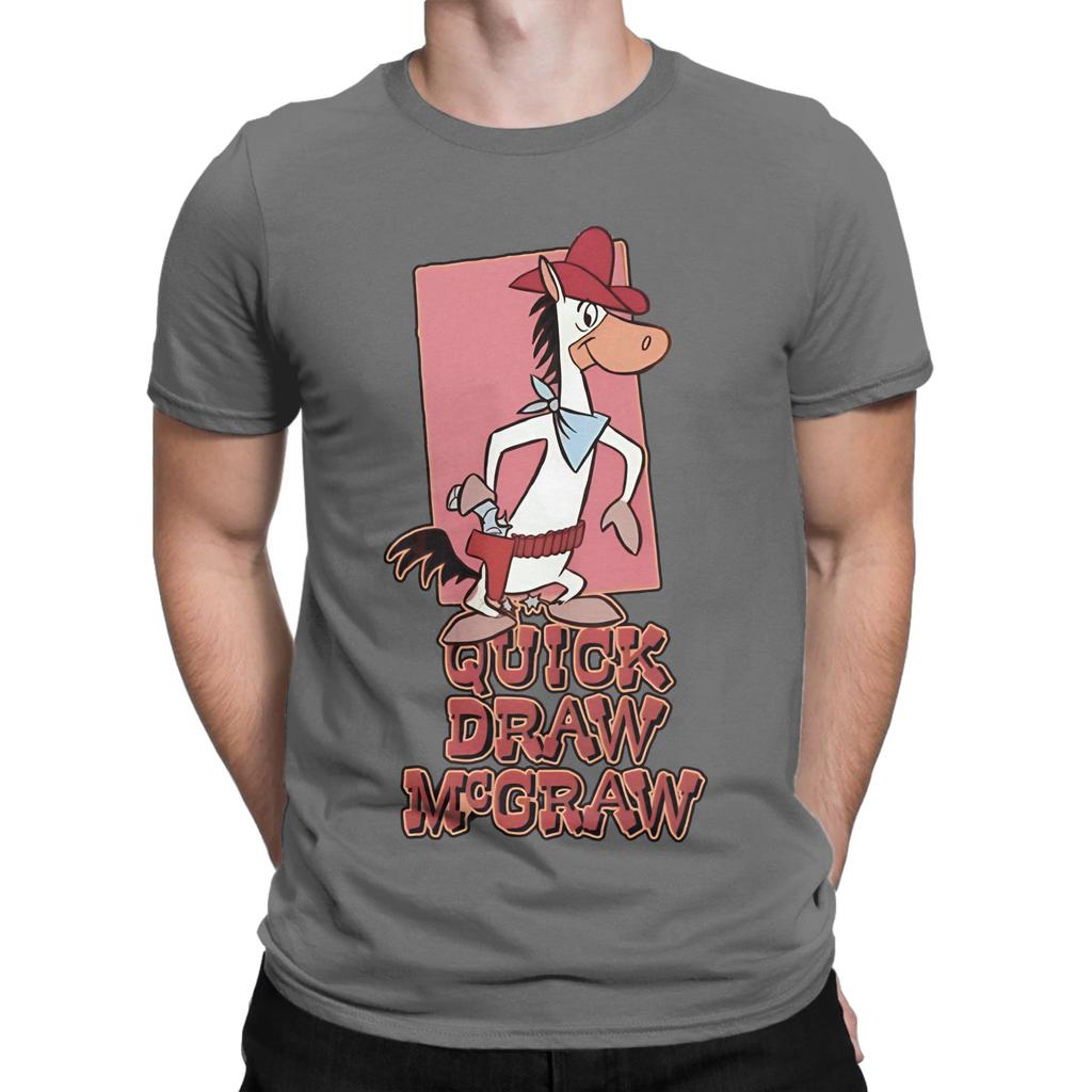 Quick Draw Mcgraw Novelty 100 Cotton Tshirt Quick Draw Mcgraw Svg Tops Tees For Unisex