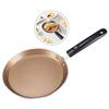 Crepe Pan Frying Pan Healthy Marble Coated Metal Pancake Maker For Gas And Induction Cooker Anti-scalding Handle
