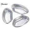 Professional Kitchen Steaming Tool 3PCS Stainless Steel Divided Steam Trays, Fan-Shaped Compartment Food Steamer Tray Steamers, Heat Resistant Compact