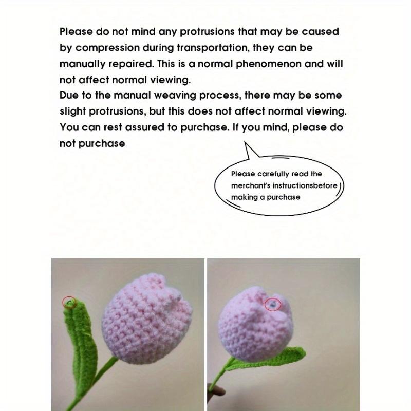 1pc Handmade Imitation Tulip Flower for Mother's Day, Teacher's Day, Valentine's Day Gift or Flower Arrangement (Random Delivery)