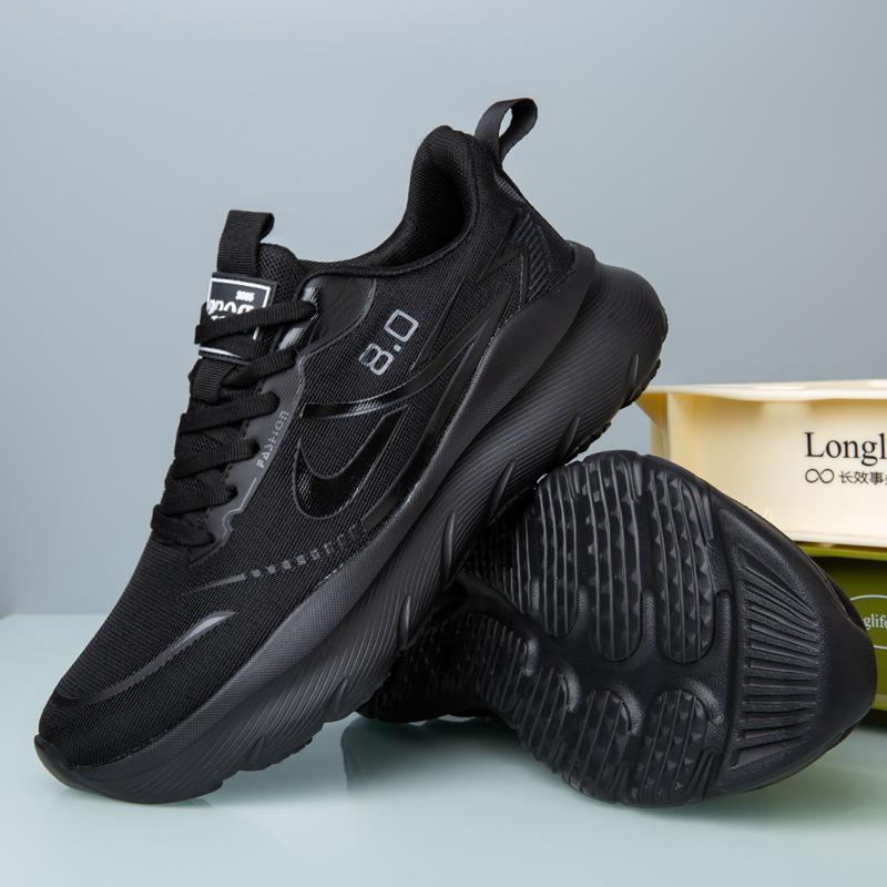 New Fashion Versatile Sports Couple Shoes Travel Shoes Ultra-light Non-slip Heightening Outdoor Running Shoes Men's Shoes
