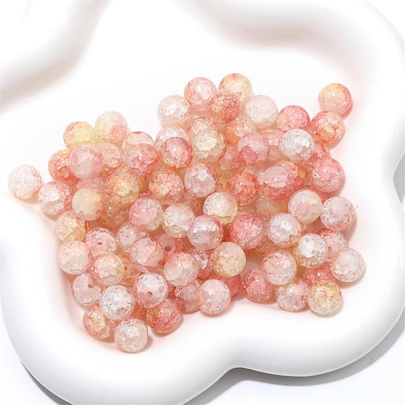 20Pcs Crystal Glass Beads Breakout Balls Loose Spacer Beads for DIY Bracelet Necklace Jewelry Making