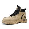 Men's shoes autumn and winter new casual high-top Martin boots outdoor non-slip and wear-resistant mountaineering shoes men's platform tooling shor
