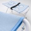 SpaceSaving Pet Bathing Support Rack | Foldable Stainless Steel Frame, Breathable Polyester Mesh