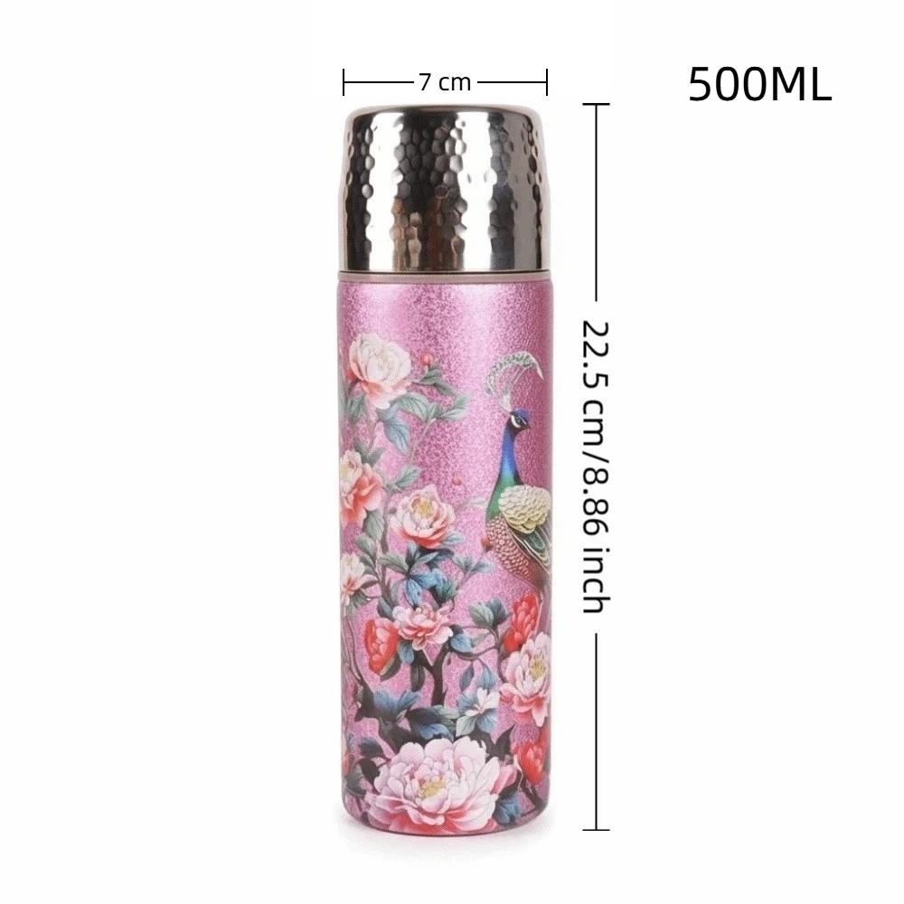 500ml Vacuum Flasks Tea Separation Water Bottle Stylish Vacuum Cup  Gift