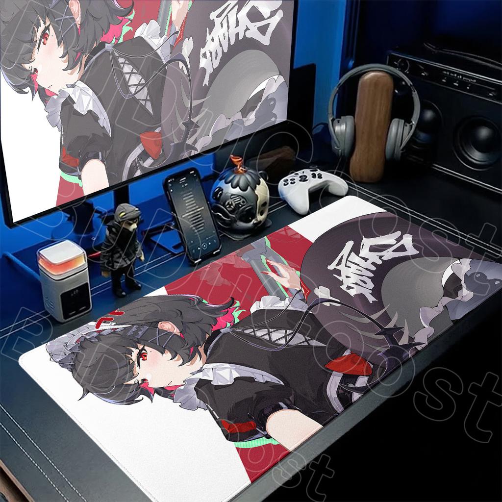 Anime Girl Ellen Joe Mouse Pad Laptop Office Long Table Mat Large Gamer Keyboard Carpet XXL Zenless Zone Zero Non-slip Mousepads
