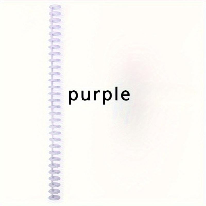 30 отверстий Пластиковые кольца для переплета на пружине для листов формата А4, для блокнотов, канцелярские товары, офисные принадлежности - ПП материал