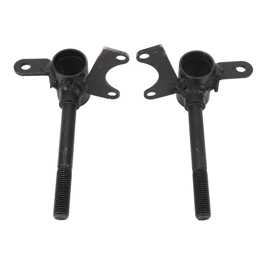 Пара 10-миллиметровых шпинделей поворотного кулака переднего колеса для квадроцикла Go Kart Quad ATV объемом до 110 куб. см, черного цвета