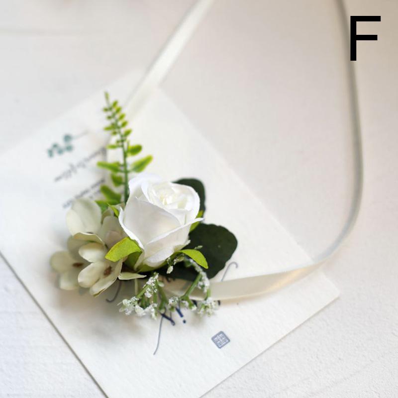 Свадебный корсаж на запястье цветок брошь браслет свадебные аксессуары для подружки невесты поставки