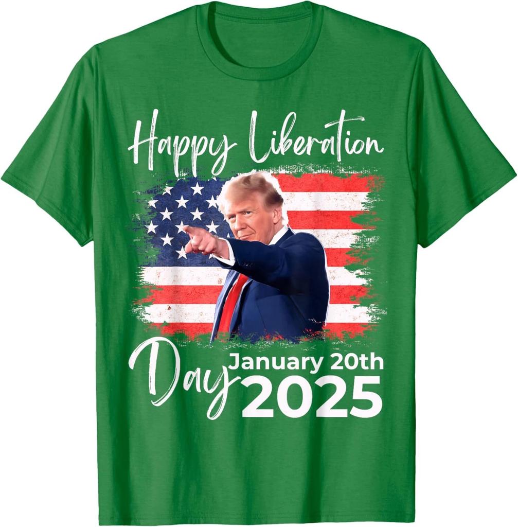 President Trump Declares Liberation Day Happy Usa Unisex T-Shirt