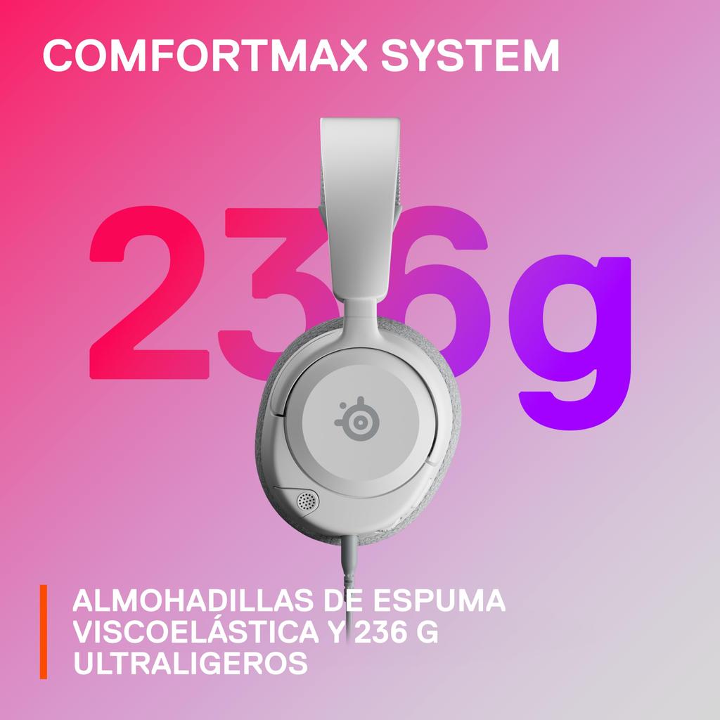 SteelSeries Arctis Nova 1 Gaming Headset Drivers Spatial Audio Comfortable Design Durable Ultralight Microphone PC Switch Xbox White Multi-System -