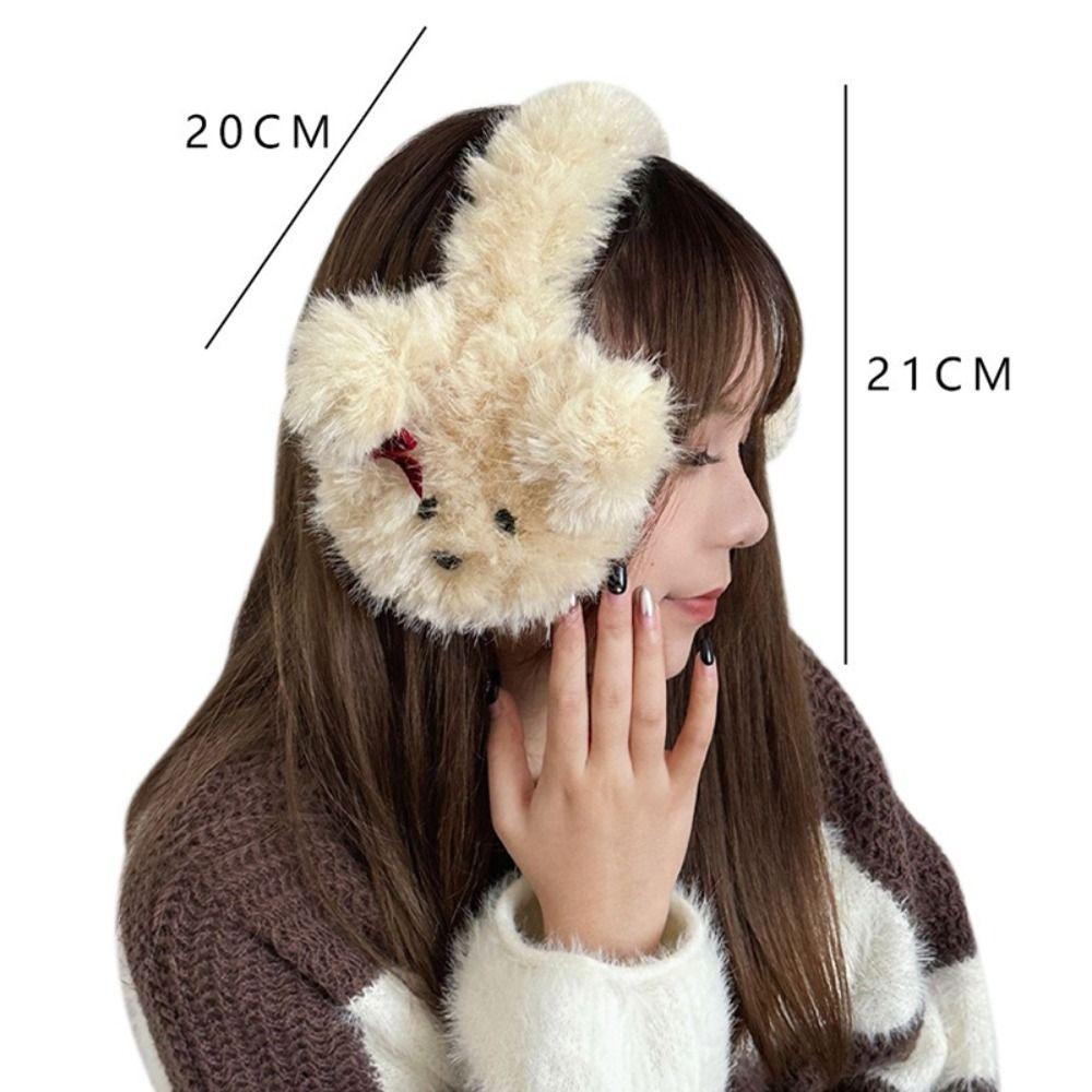 Thickened Ear Cover Cute Puppy Winter Ear Protection Cartoon Earmuffs Winter