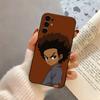 Cartoon boys The B-Boondocks-es Phone Case For Samsung S25,S24,S21,S22,S23,S30,Ultra,S20,Plus,Fe,Soft Silicone Black Cover