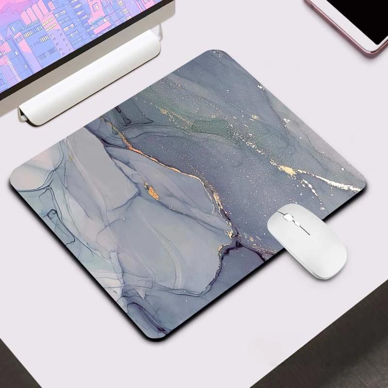 Fashion Marble Mousepad Computer New square MousePads Small Keyboard Pad Mouse Mats Gamer Soft Office Carpet Desktop Table Mat
