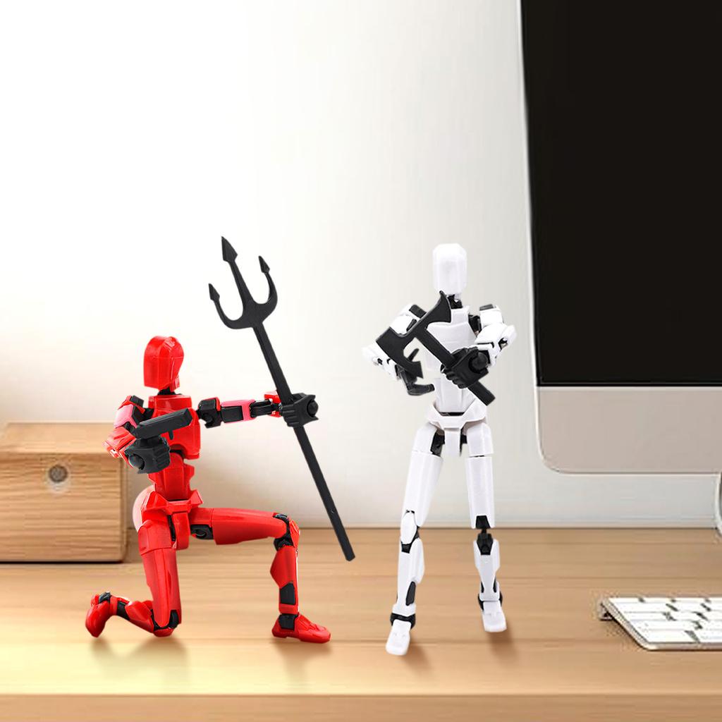 Мобильный набор кукол, 3D-робот-титан, подвижная кукла, подходит для коллекционеров, украшение для рабочего стола