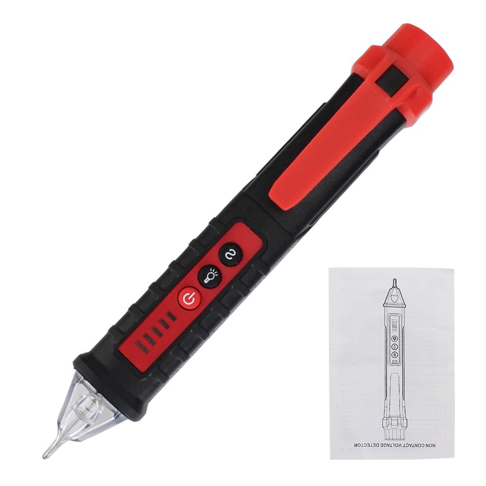 Чувствительность Регулируемые детекторы напряжения переменного/постоянного тока Интеллектуальный бесконтактный тестер счетчика Ручка 12-1000 В VC1010 Цифровой тестер датчика тока