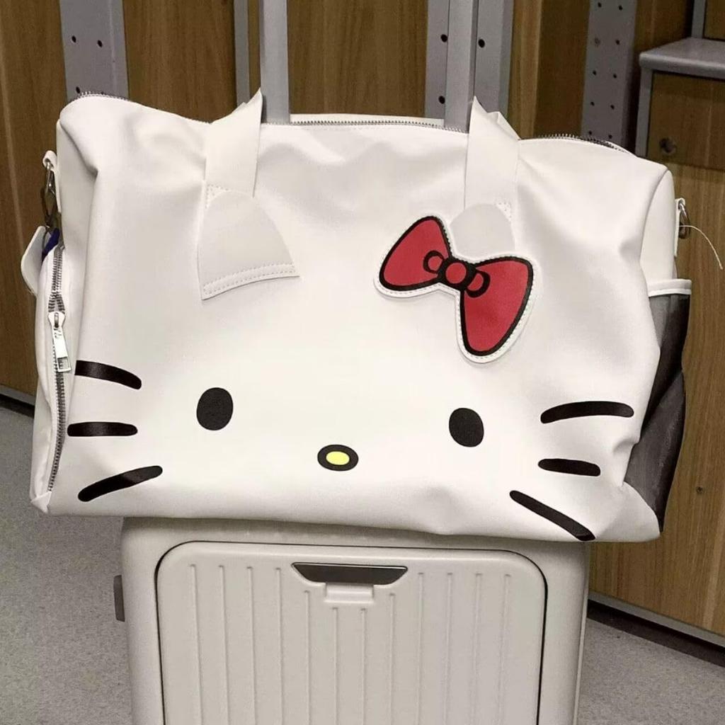 Hello Kitty Sports School Travel Large Boston Business включает в себя сумку для обуви через плечо для путешествий через плечо для организации обуви во время переезда, удобную дорожную сумку
