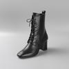 Lucy Crew Race-Up Ankle Boots Lc353
