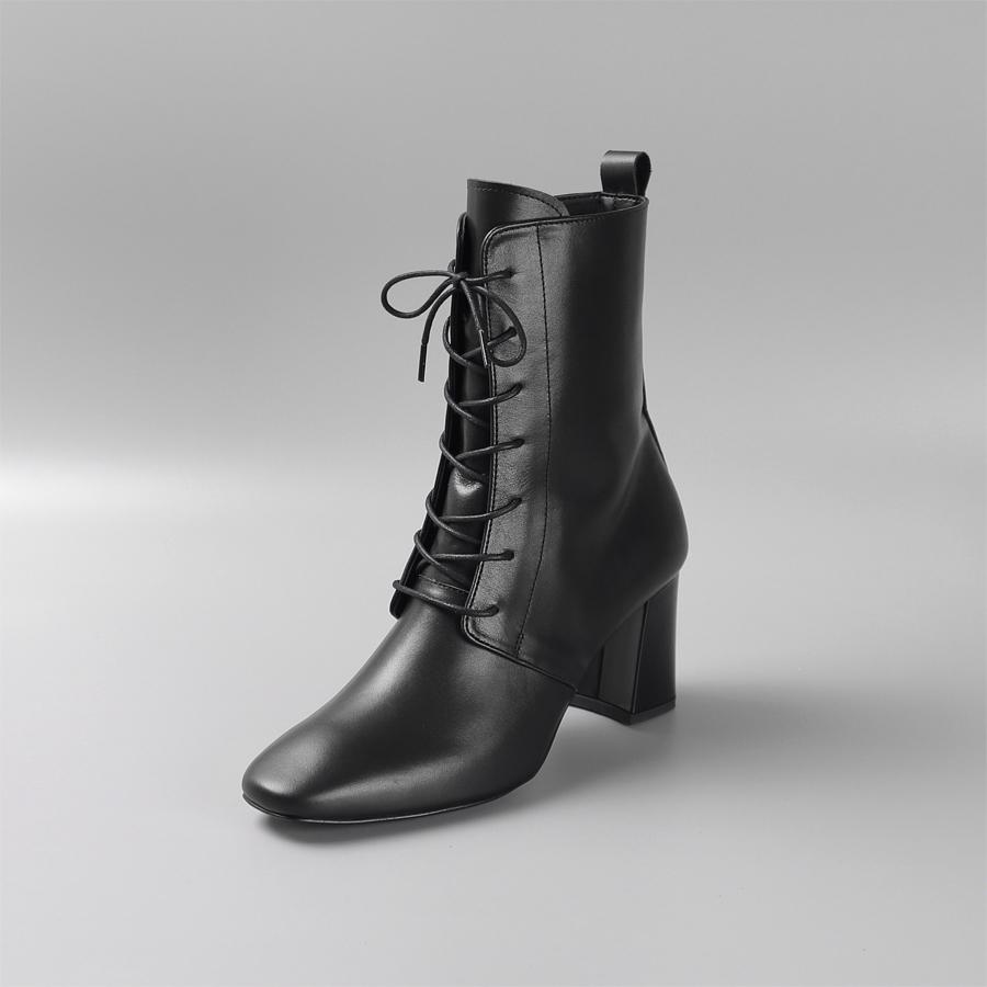 Lucy Crew Race-Up Ankle Boots Lc353