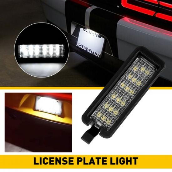 6000K White LED Plate License Tag Light Lamp For 15-22 Dodge Charger Challenger
