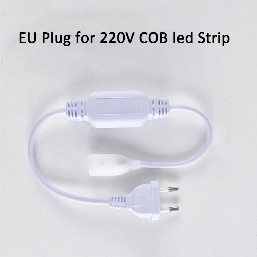 EU Plug for 220V COB LED Strip