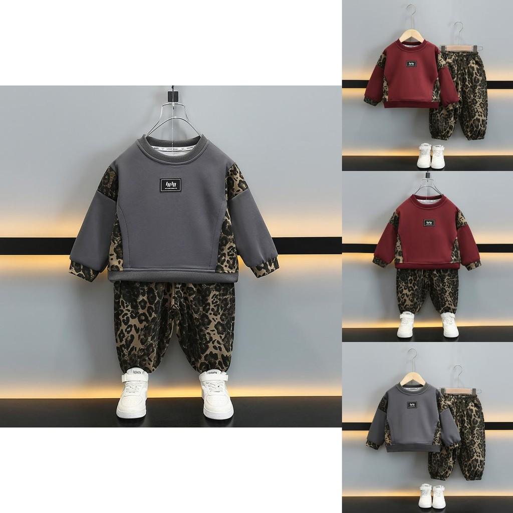 Stylish Boys Spring Autumn Sports Set With Soft Cotton Fabric For Age 3 To 8 Years