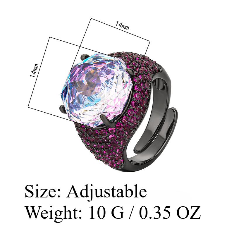 Роскошные кольца из циркония для женщин 2025 года, новые модные кольца для дам, свадебные украшения для вечеринок, аксессуары