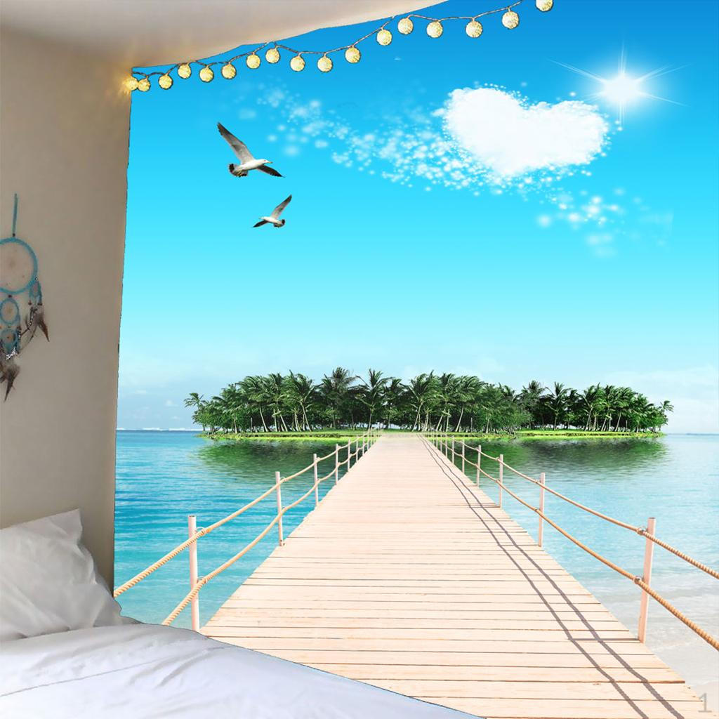 Гобелен Красивые Картины Искусство Фреска Подвесные Украшения Морской Пейзаж