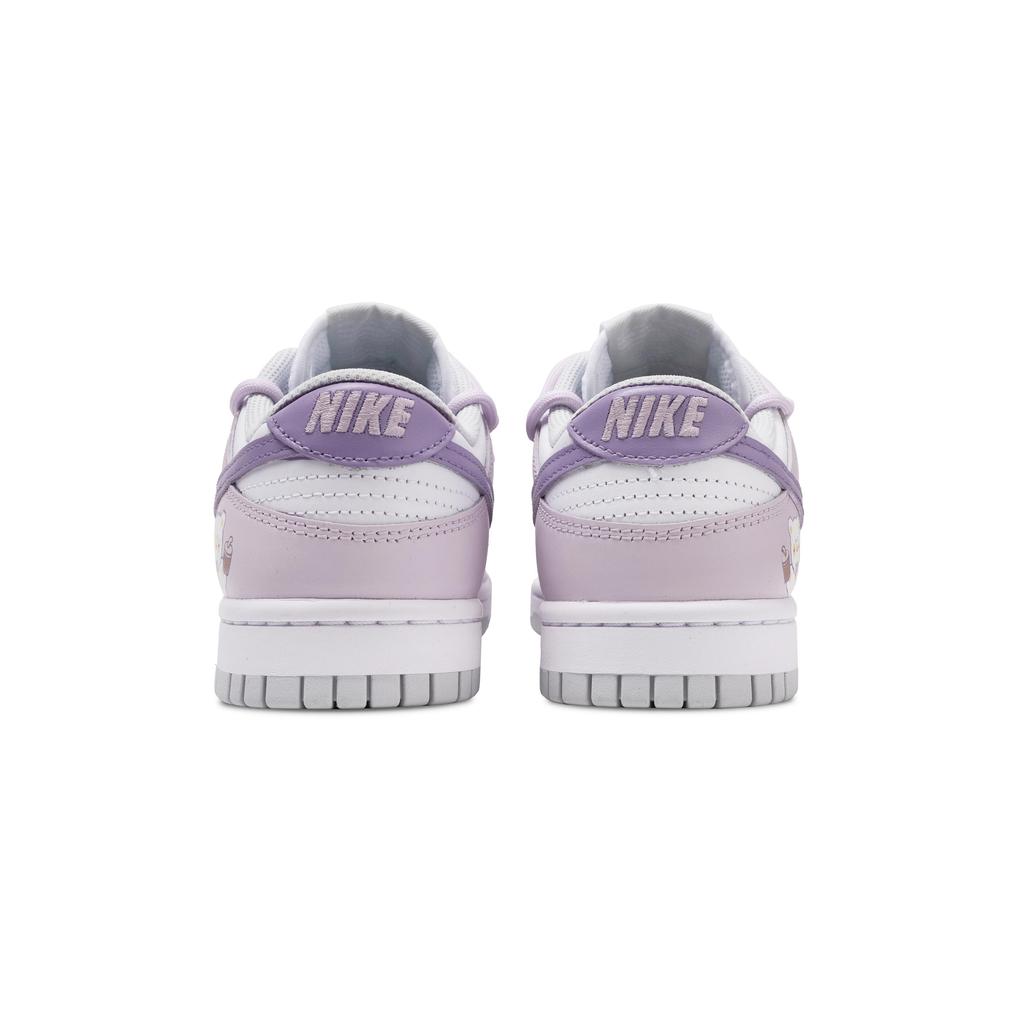 Nike Dunk Slip Resistant Abrasion Resistant Low top Skateboard Shoes Women's Light Lavender DD1503-103(Team717-)