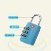 Padlock Customs Password Lock TSA Cabinet Locker Portable 3 Digit Combination Lock  Travel