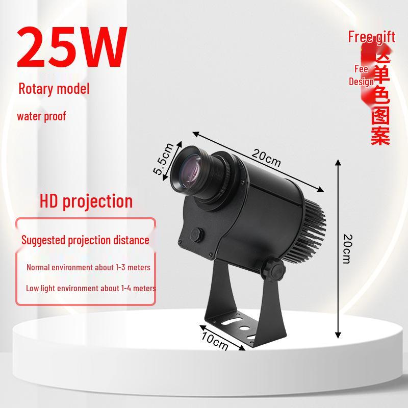 Водонепроницаемый наружный проекционный прожектор с логотипом для рекламы