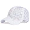 Унисекс Кружевная Цветочная Отделка Регулируемая Дышащая Сетка Бейсболка Дизайнерские Солнцезащитные Шляпы Весна Лето Спорт на Открытом Воздухе Путешествия для Женщин Мужчин
