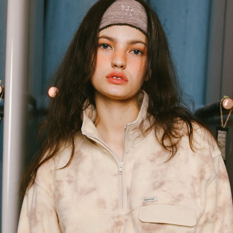 Повязка на голову Naked Surf Club N.S.C из махровой ткани (хаки)