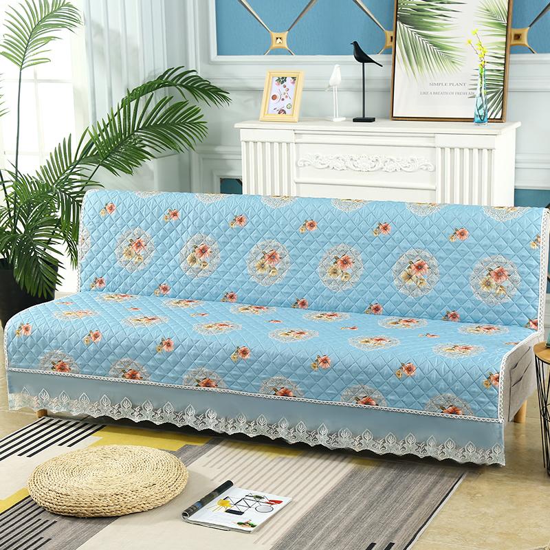Universal Stretch Sofa Bed Cover Couch Covers Armless Sofa Cover Washable Elastic Folding Furniture Sofa Bed Covers
