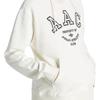 adidas Толстовка с капюшоном Originals Trefoil Aac с вышитыми буквами, свободная, с длинным рукавом, мужская, белая IM4578