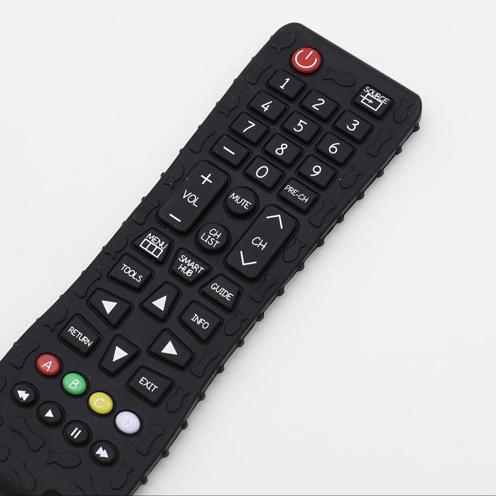 Силиконовый прорезыватель-пульт с защитой от жевания