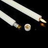 3/4/6 Pieces Beige Remote Control LED Taper Candles With Stripe,Battery Powered Wedding Decorative Thread LED Candle Light