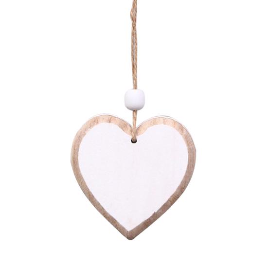 Heart Shape DIY Embellishments Wedding Hanging Pendant Wood Wall Pendant Home Decor