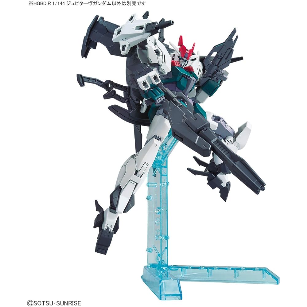 Bandai Spirits HGBD:R 1/144 Юпитер Гандам Пластиковая модель с цветовой кодировкой Gunpla из Build Divers Re:ПОДНИМАТЬСЯ