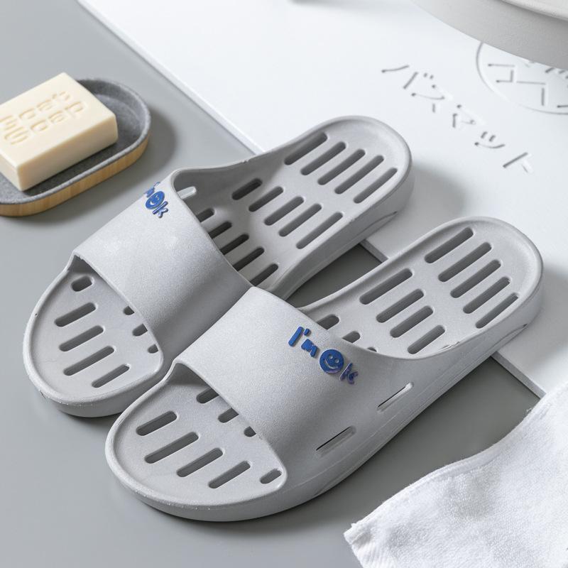 Домашние тапочки четыре сезона банные протекающие тапочки мужские и женские мягкие полые нескользящие тапочки для ванной комнаты для пар