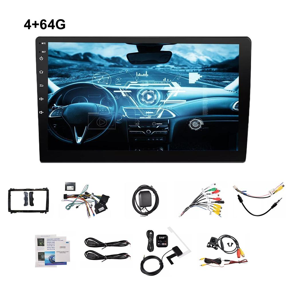 Автомагнитола для Mercedes Benz W169 W245 Sprinter W639 Vito Беспроводной Carplay Android Auto 2DIN GPS-навигатор WiFi FM BT 4+64 ГБ