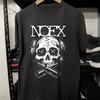 ГОРЯЧИЙ! NOFX - Футболка Punk Eye Черная Футболка из Тяжелого Хлопка