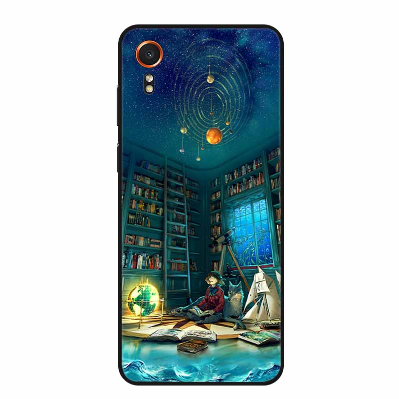 Чехол для телефона Samsung Galaxy Xcover 7 Задняя крышка Ударопрочный Черный Силикон Мягкий Funda Для Samsung Xcover7 Чехол 6.6" Coque
