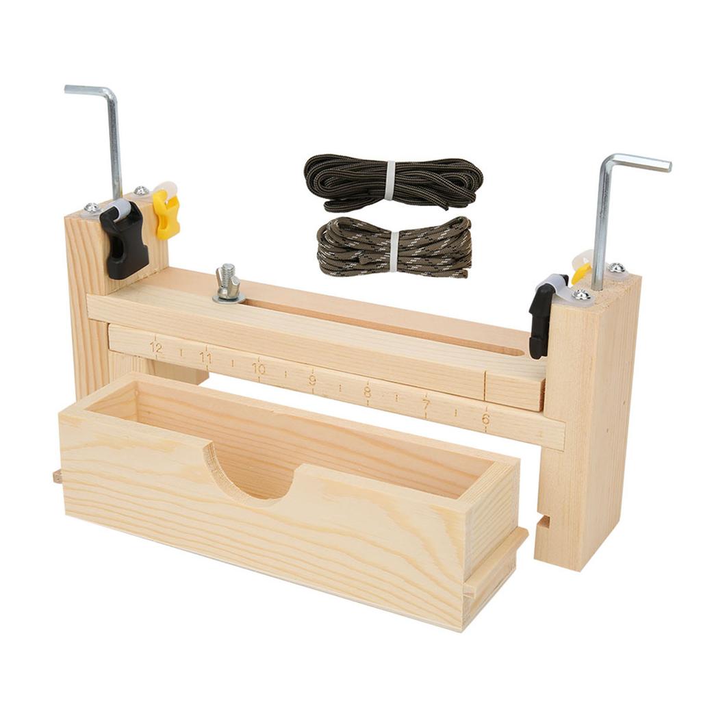 Набор приспособлений для плетения браслетов из паракорда, деревянный регулируемый браслет, приспособление для изготовления ожерелья, инструмент для самостоятельного изготовления ремесел