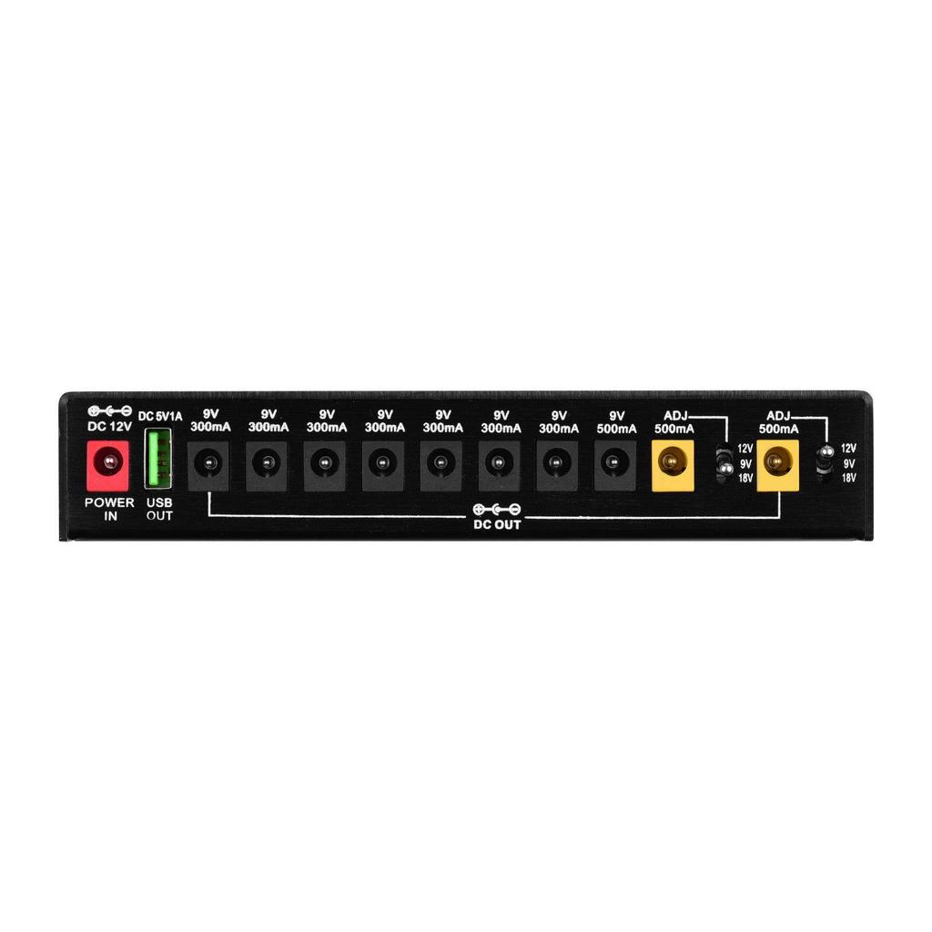 MOSKYAudio ISO10 Низкошумящий изолированный блок питания для педалей эффектов инструментов