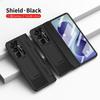 Slim Foldable Phone Case Galaxy Z Fold 8 Ultra With Hidden Stand Shockproof Anti-Scratch Vegan Leather Cover In